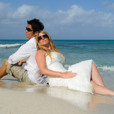 aruba photographer for trash the dress