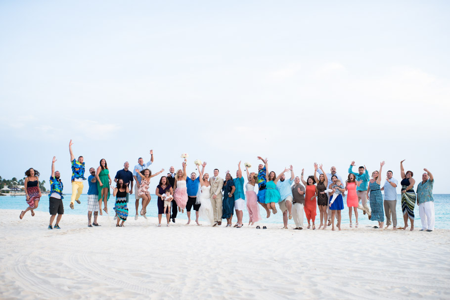 group photo wedding