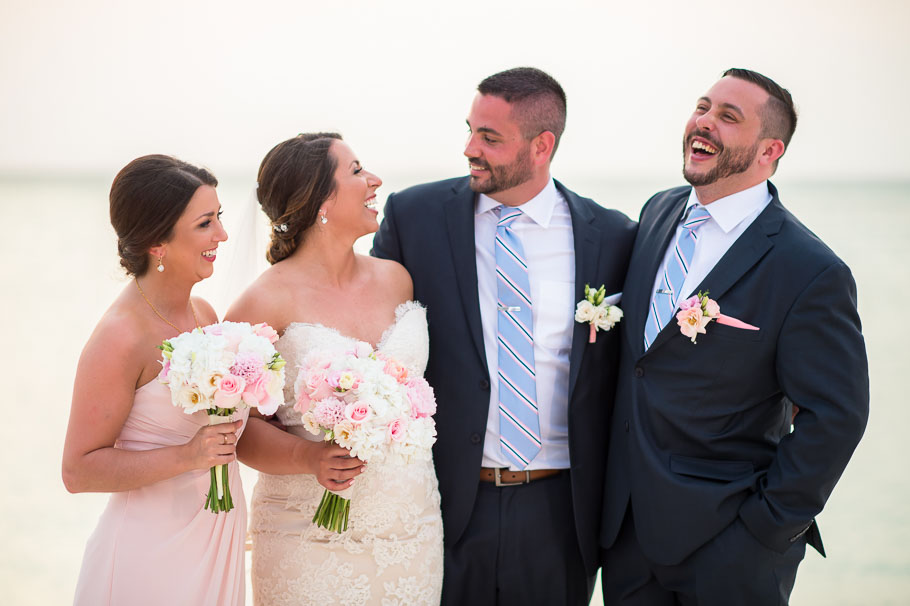 hilton aruba bride and groom