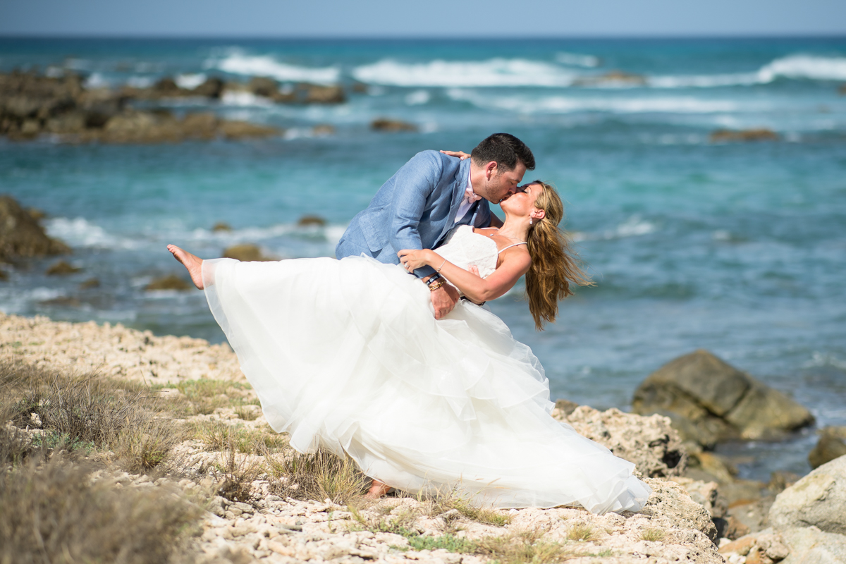 hilton aruba wedding photos